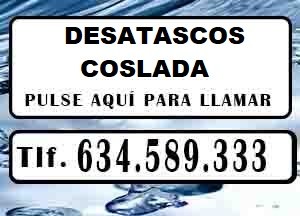 Desatascos Coslada Urgentes